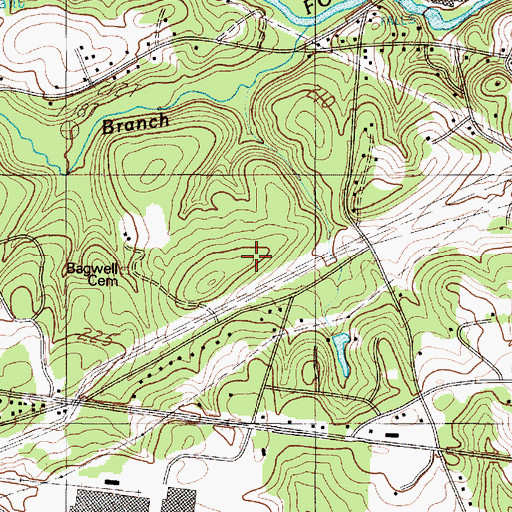 Topographic Map of Calhoun Lake, SC