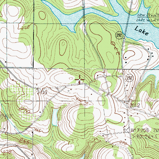 Topographic Map of Fairview School (historical), SC