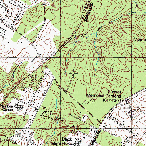 Topographic Map of Farmfields, SC