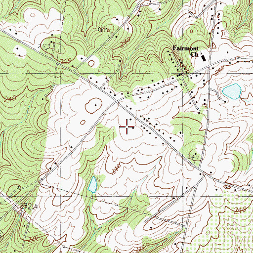 Topographic Map of Greenridge, SC