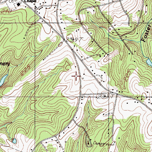 Topographic Map of L E Gable Middle School, SC