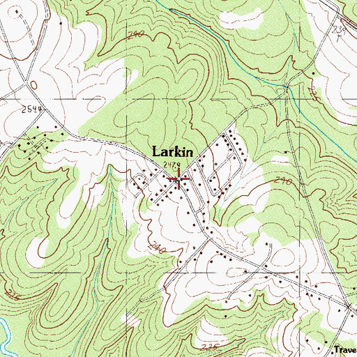 Topographic Map of Larkin, SC