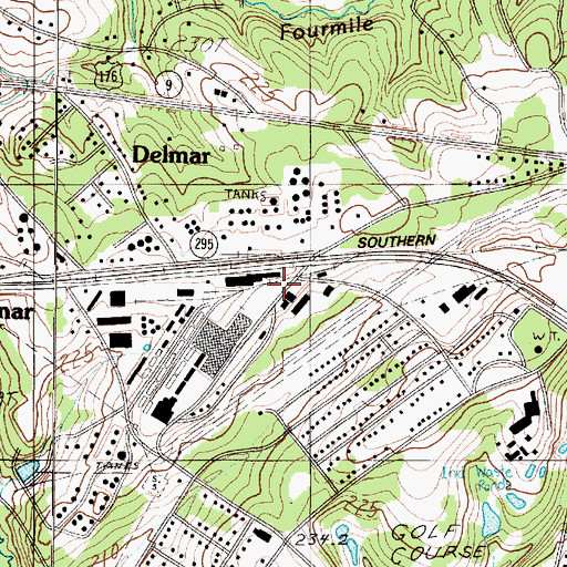 Topographic Map of Mount Sinai Church (historical), SC
