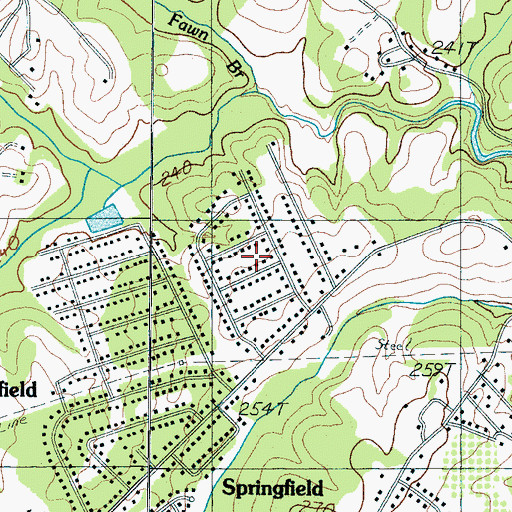 Topographic Map of North Hill Acres, SC