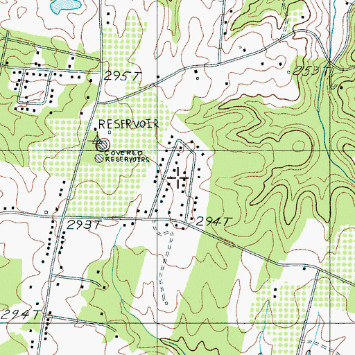 Topographic Map of Northgate, SC