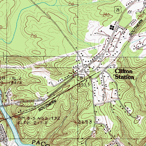 Topographic Map of Pentecostal Church (historical), SC