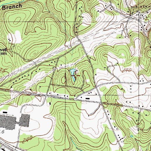 Topographic Map of Spring Lake, SC