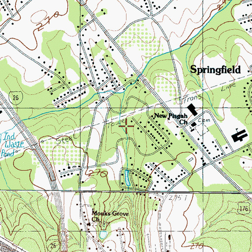 Topographic Map of Stone Creek, SC