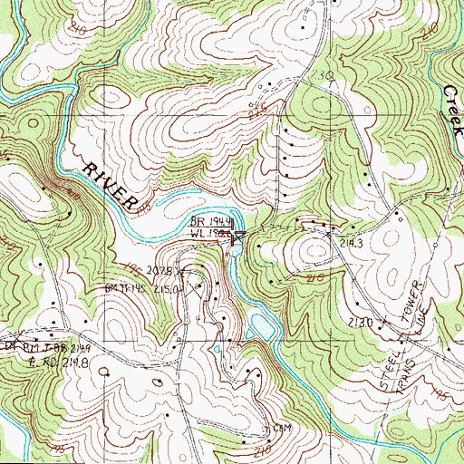 Topographic Map of Tanners Mill (historical), SC