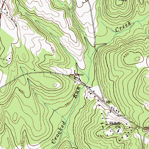 Topographic Map of Molly Alston Cemetery, SC