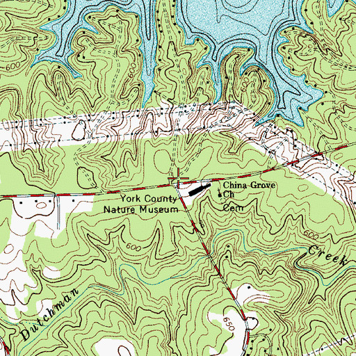 Topographic Map of Belmont (historical), SC
