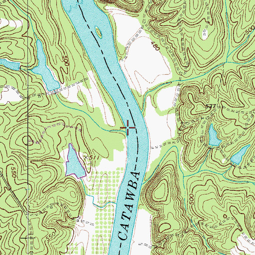 Topographic Map of Morrison Branch, SC
