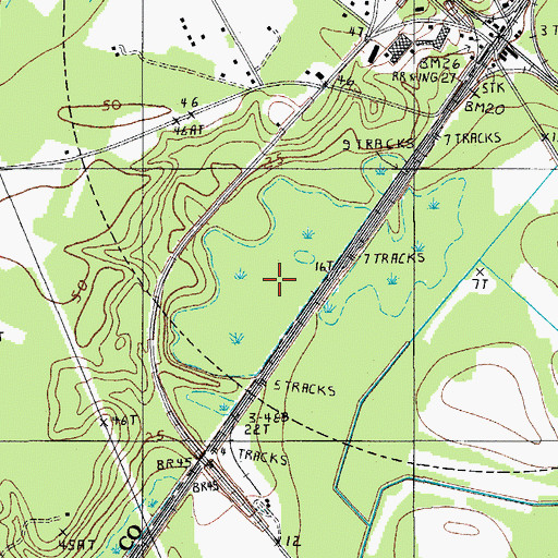 Topographic Map of Gregorie Pond, SC