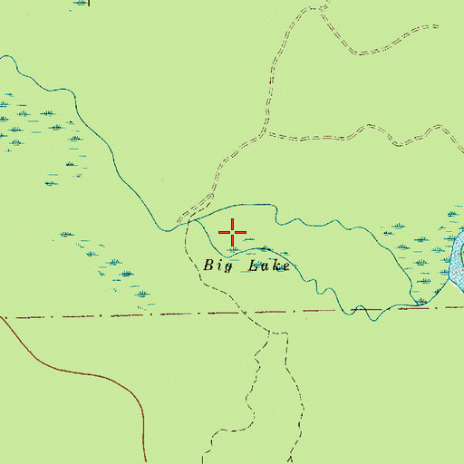 Topographic Map of Big Lake Cattle Mount, SC