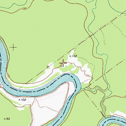 Topographic Map of Bradys Cattle Mount, SC
