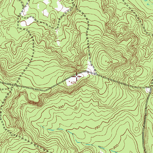 Topographic Map of Burndown House (historical), SC