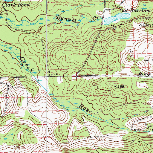 Topographic Map of Carlisle School (historical), SC