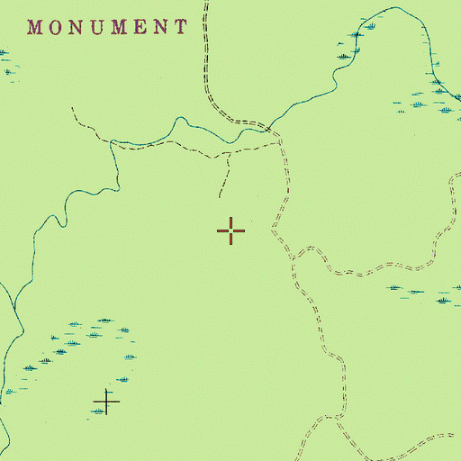 Topographic Map of Cooners Cattle Mount, SC