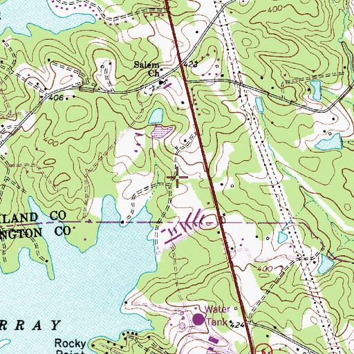 Topographic Map of East Lake, SC