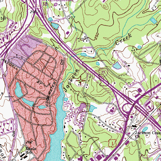 Topographic Map of Edinburgh, SC