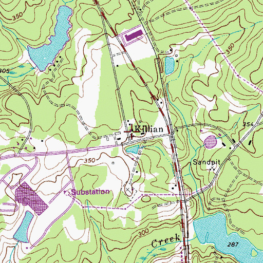 Topographic Map of Friendship Church, SC