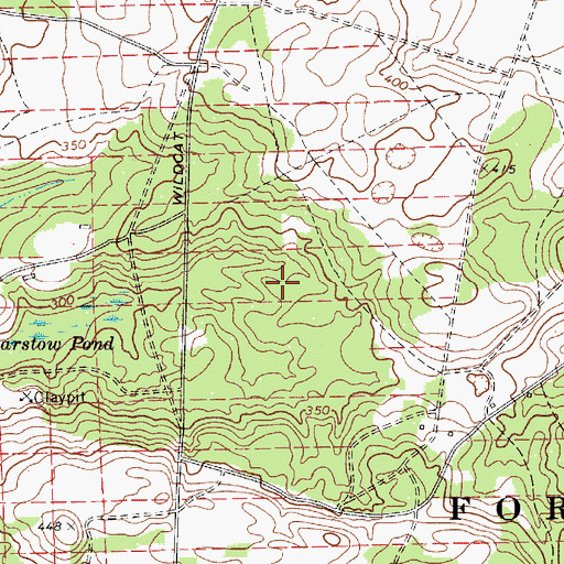 Topographic Map of Gills Creek School (historical), SC