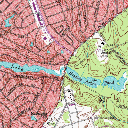 Topographic Map of Goodwyns Mills (historical), SC