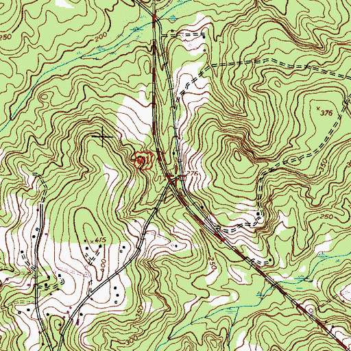 Topographic Map of Gum Springs School (historical), SC