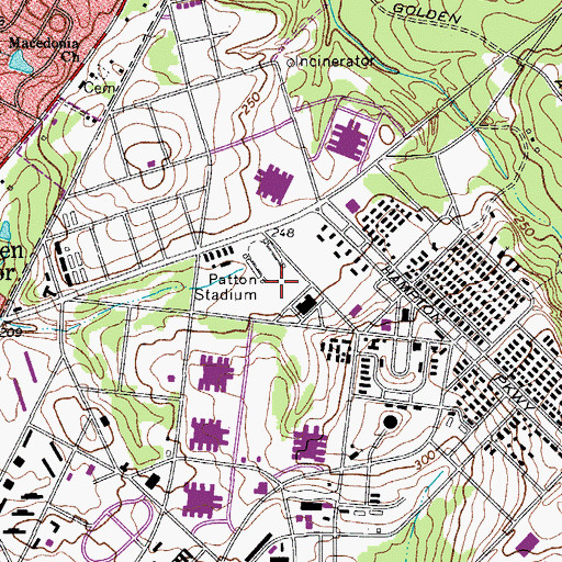 Topographic Map of Hammond Park (historical), SC