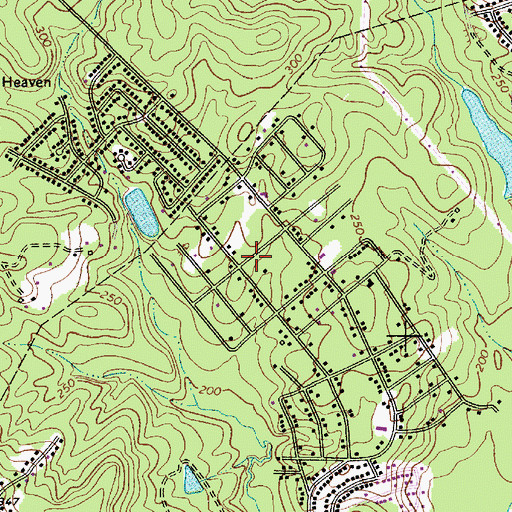 Topographic Map of Haskell Heights, SC