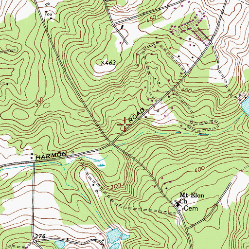 Topographic Map of Jacob Mission School (historical), SC