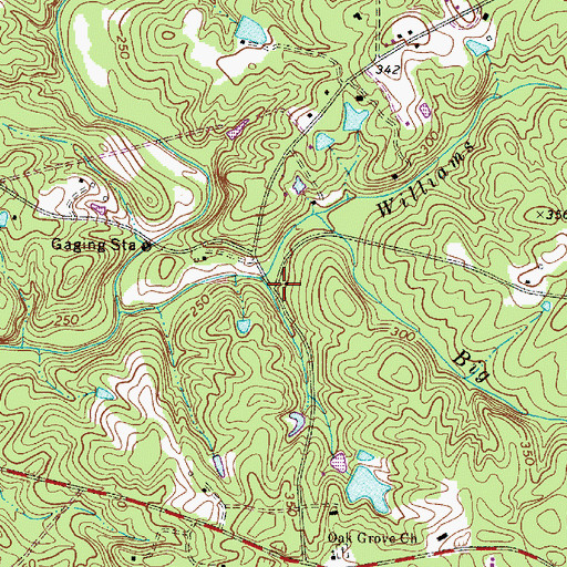 Topographic Map of Lever School (historical), SC