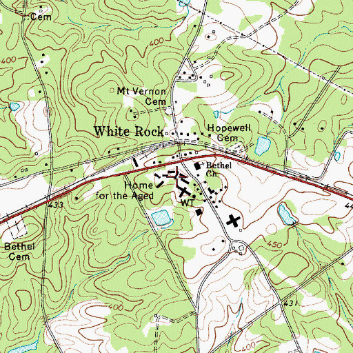 Topographic Map of Lowman Home for the Aged, SC