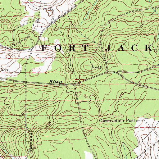 Topographic Map of Mount Pleasant School (historical), SC