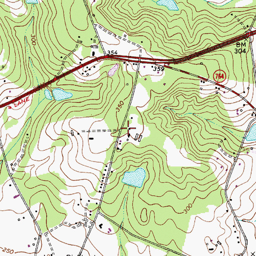 Topographic Map of Nazarene Church (historical), SC