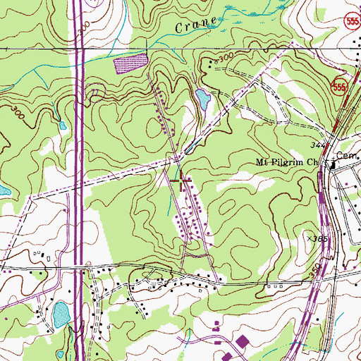 Topographic Map of North Washington Park, SC