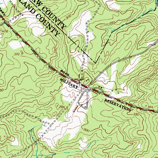 Topographic Map of Progressive Church, SC