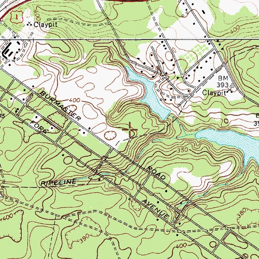Topographic Map of Richland Northeast Industrial Park, SC