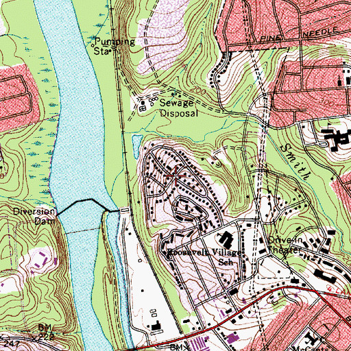 Topographic Map of Riverview Terrace, SC