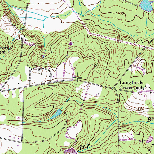 Topographic Map of Round Top School (historical), SC