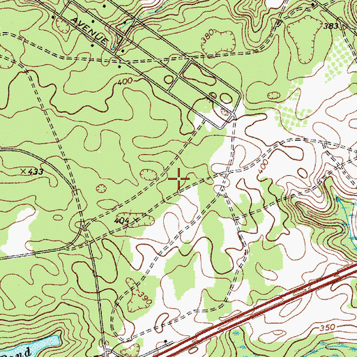 Topographic Map of Royal Pines Estates, SC