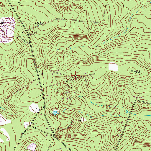 Topographic Map of San Marco Estates, SC