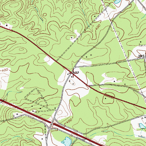 Topographic Map of Spring Hill School (historical), SC