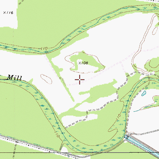 Topographic Map of Sunset Fishing Club (historical), SC