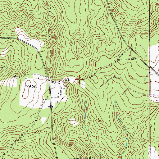 Topographic Map of Toms Creek School (historical), SC