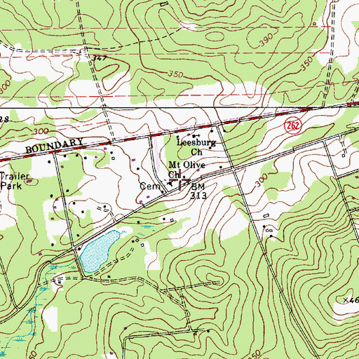 Topographic Map of Union School (historical), SC