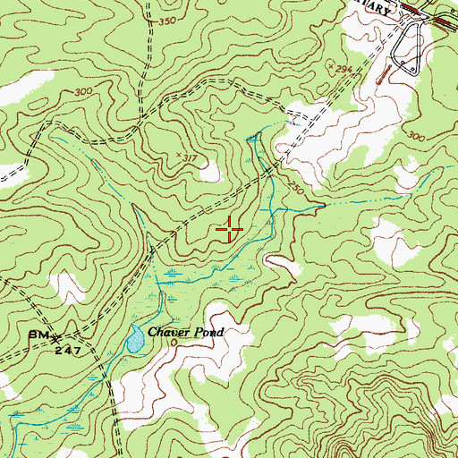 Topographic Map of Zion Hill School (historical), SC