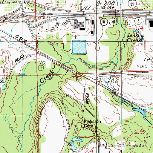 Topographic Map of Pleasant Grove Church, AL