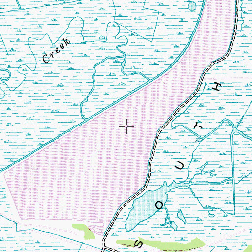 Topographic Map of Mosquito Creek, SC
