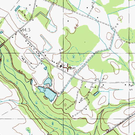 Topographic Map of Mount Carmel Church, SC